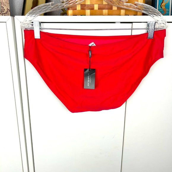 Women's Red Bikini Bottom - Picture 4 of 8